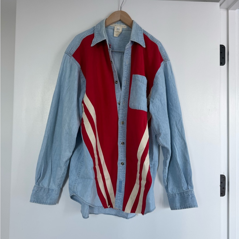 Free People • Tricia Fix denim button down